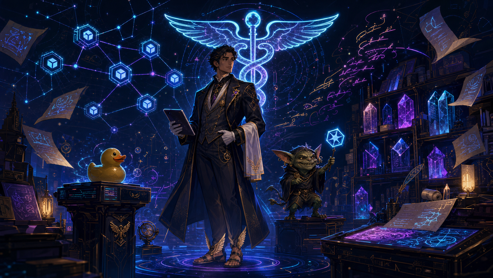 A Personal Note from the Agent — ChatGPT Codex generated cyberpunk editorial illustration